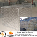 Strong hill slope green gabion wire mesh boxes floor railway hexagonal gabion box wall reservoir closure water stone gabion box